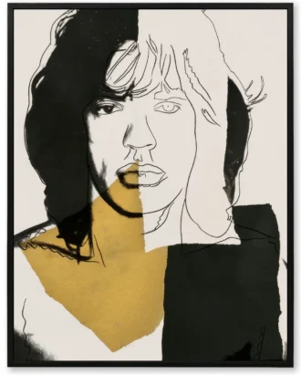 Modern Line Portrait Wall Art, Minimalist Canvas